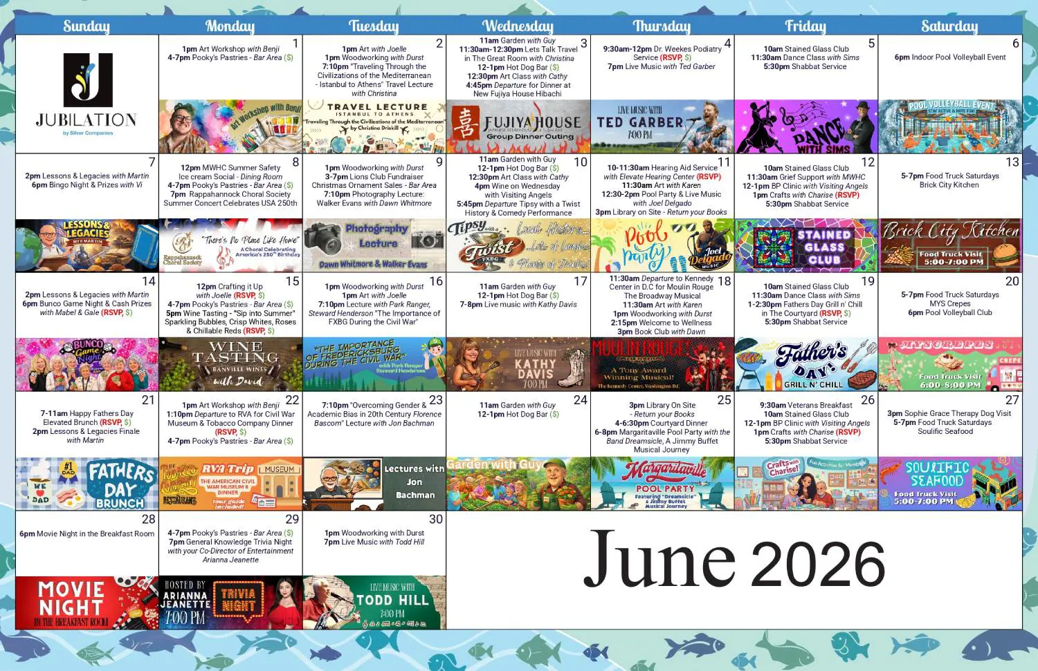 June Events Calendar