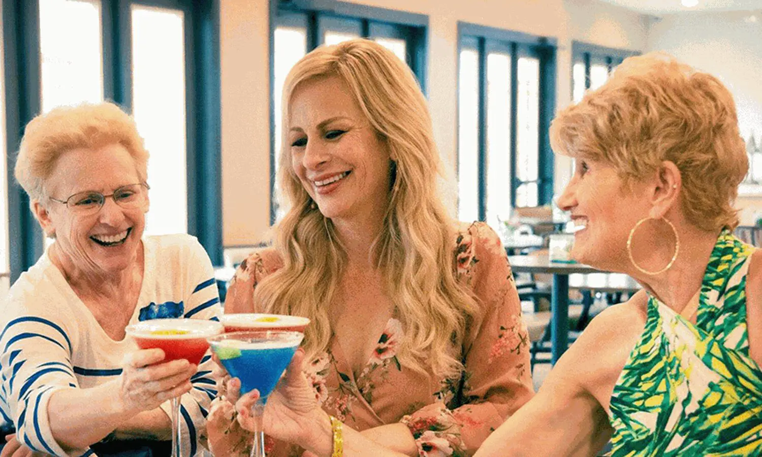 ajubilantsummer Seniors enjoying drinks at a private bar